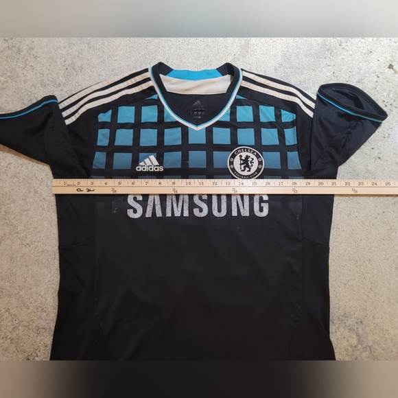 Chelsea Sturridge #23 Samsung Away Football Jersey Adidas Sport Shirt Sz Medium - Picture 7 of 16